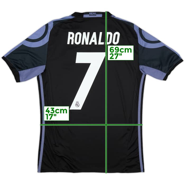 2016-17 Real Madrid Third Shirt Ronaldo #7 - 5/10 - (S)