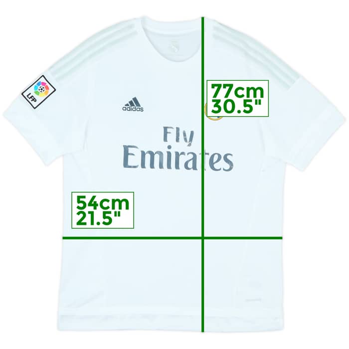 2015-16 Real Madrid Home Shirt - 5/10 - (L)