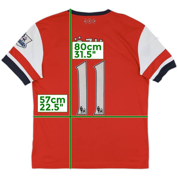 2012-14 Arsenal Home Shirt Ozil #11 - 4/10 - (L)