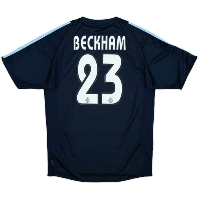 2003-04 Real Madrid Away Shirt Beckham #23 - 7/10 - (S)