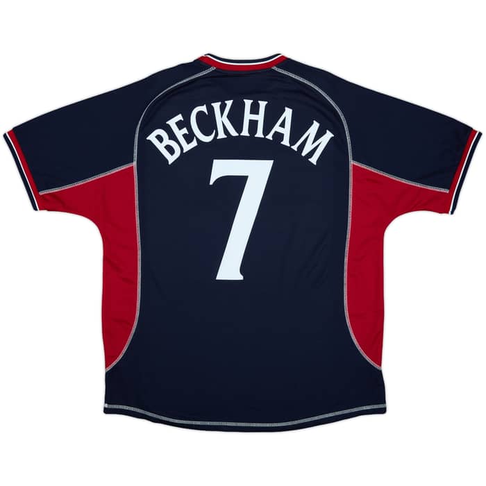 2000-01 Manchester United Third Shirt Beckham #7 - 8/10 - (XL)