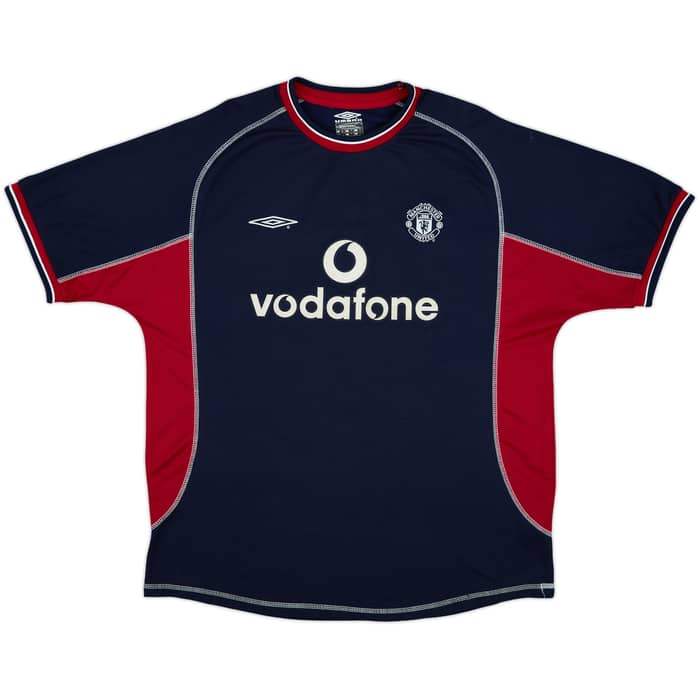 2000-01 Manchester United Third Shirt Beckham #7 - 8/10 - (XL)