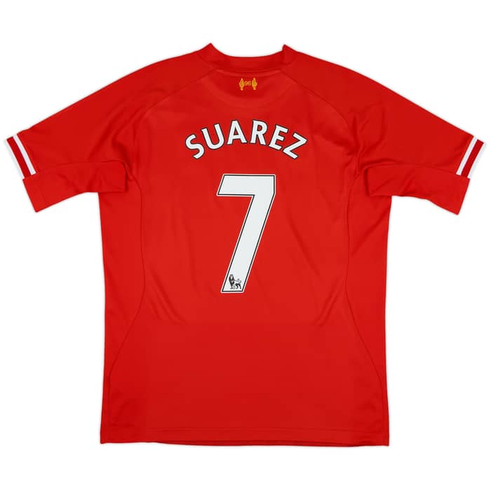 2013-14 Liverpool Home Shirt Suarez #7 - 9/10 - (L)