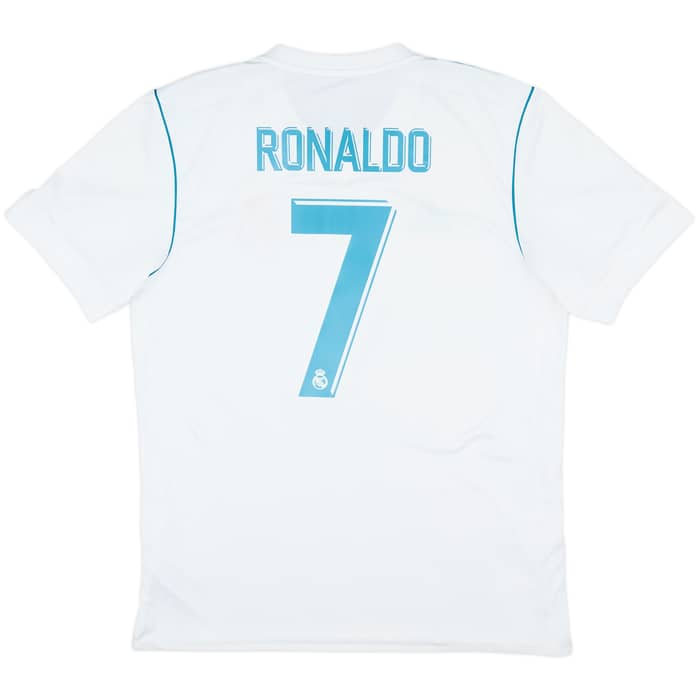2017-18 Real Madrid Home Shirt Ronaldo #7 - 8/10 - (L)