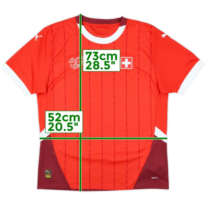 2024-25 Switzerland Home Shirt - 10/10 - (L)