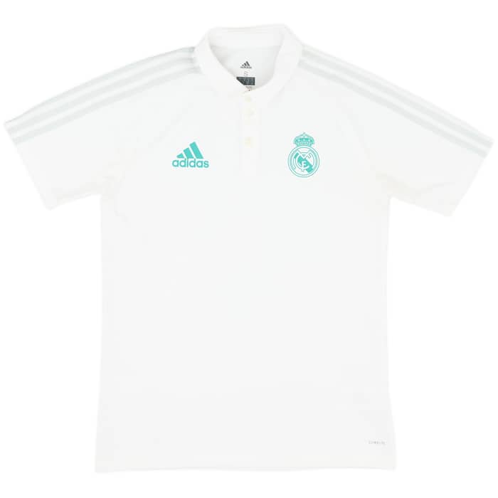 2017-18 Real Madrid adidas Polo Shirt - 8/10 - (S)