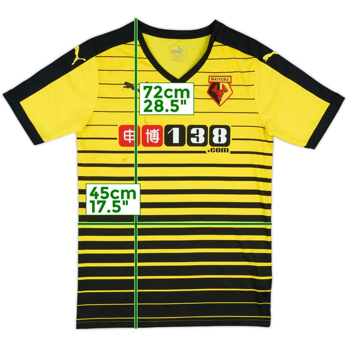 2015-16 Watford Home Shirt - 5/10 - (S)