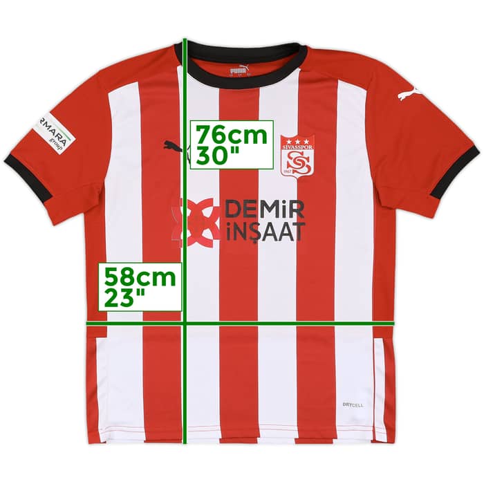 2021-22 Sivasspor Home Shirt - 9/10 - (L)