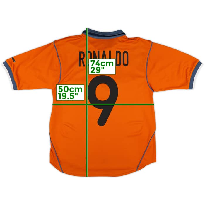 2000-01 Inter Milan Third Shirt Ronaldo #9 - 5/10 - (S)