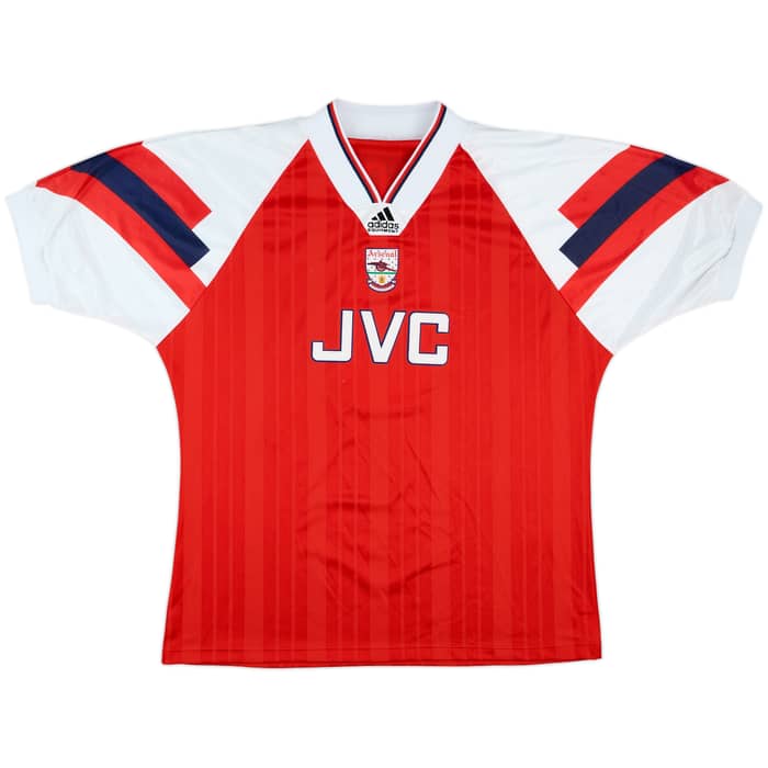 1992-94 Arsenal Home Shirt Wright #8 - 8/10 - (XL)