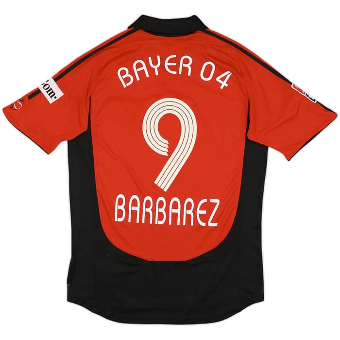 2006-07 Bayer Leverkusen Signed Home Shirt Barbarez #9 - 5/10 - (M)