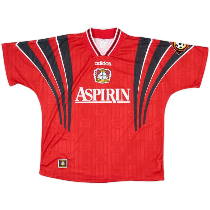 1996-97 Bayer Leverkusen Home Shirt Emerson #10 - 6/10 - (XL)