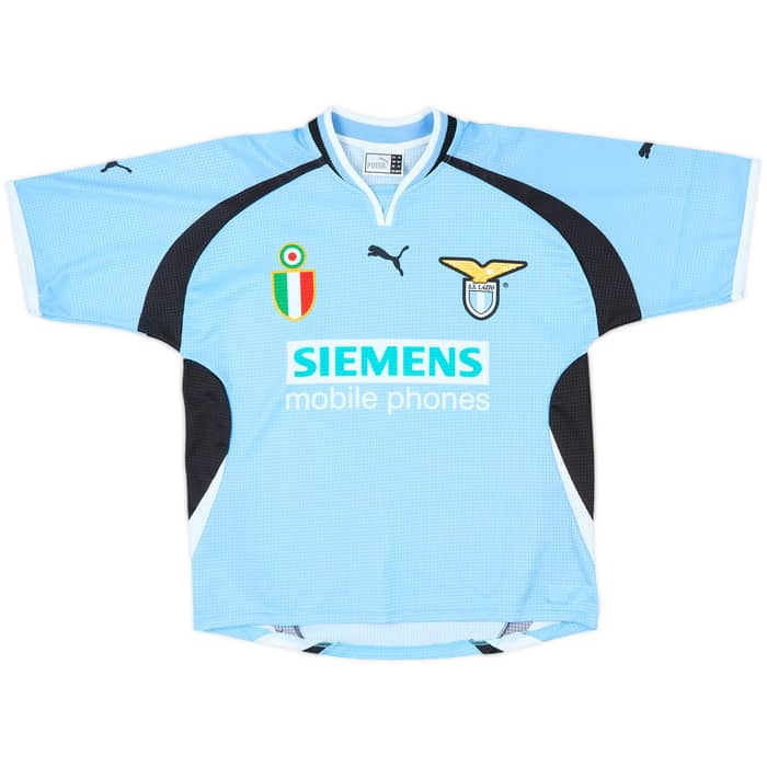 2000-01 Lazio Basic Home Shirt - 8/10 - (L.Boys)