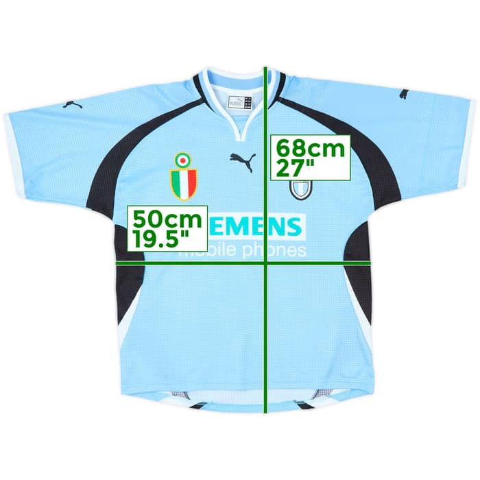 2000-01 Lazio Basic Home Shirt - 8/10 - (L.Boys)