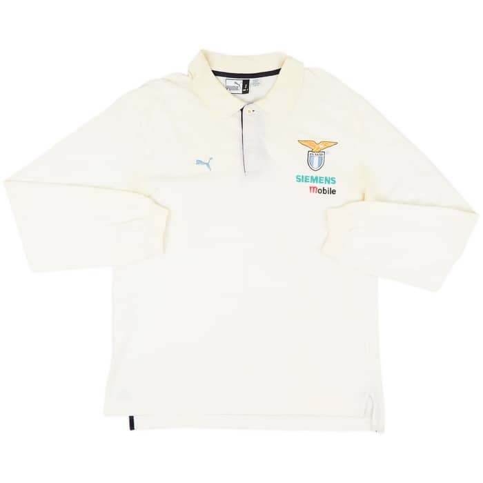 2001-02 Lazio Puma Polo L/S Shirt - 4/10 - (S)