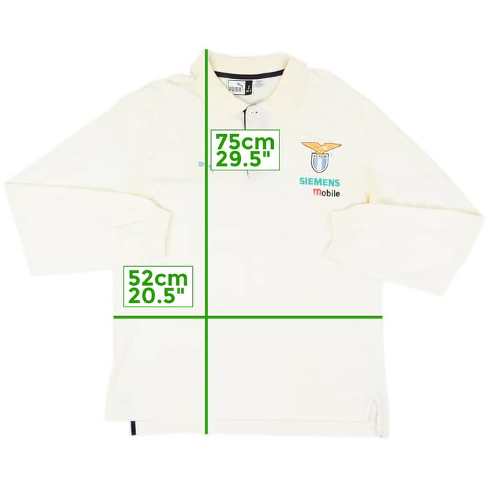 2001-02 Lazio Puma Polo L/S Shirt - 4/10 - (S)