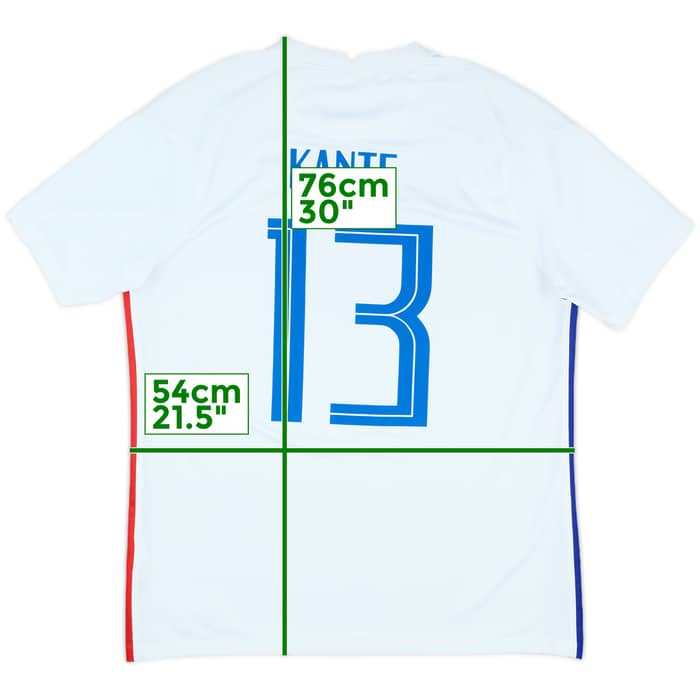 2020-21 France Away Shirt Kante #13 - 7/10 - (L)