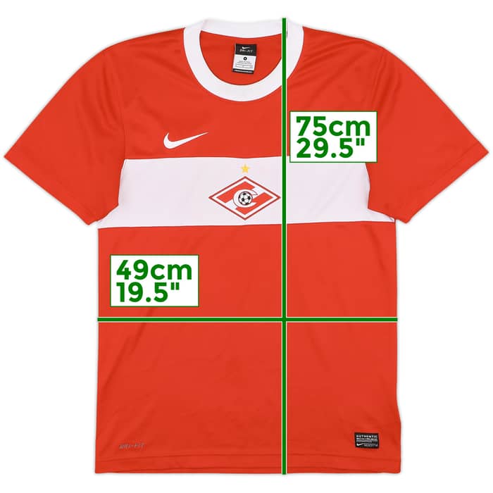 2011-12 Spartak Moscow Basic Home Shirt - 7/10 - (S)