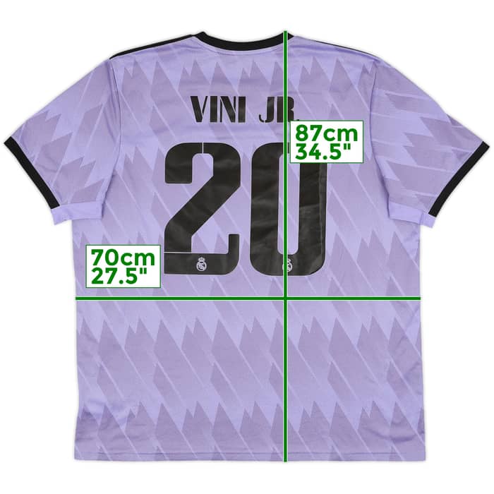 2022-23 Real Madrid Away Shirt ViniJr #20 - 9/10 - (XXL)