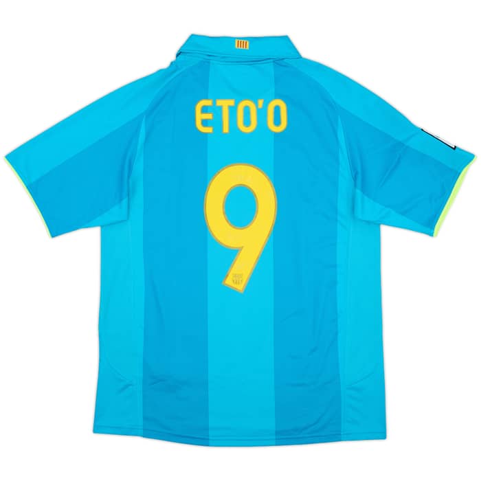 2007-09 Barcelona Away Shirt Eto'o #9 - 7/10 - (M)