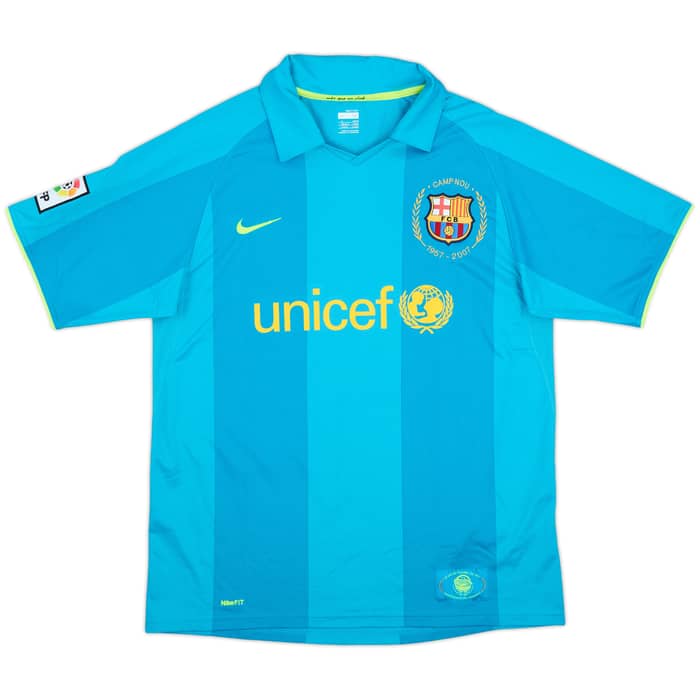 2007-09 Barcelona Away Shirt Eto'o #9 - 7/10 - (M)