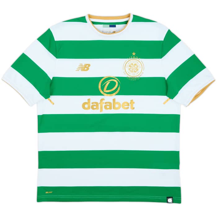 2017-18 Celtic 'Lisbon Lions 50th Anniversary' Home Shirt Frederik #9 - 7/10 - (L)