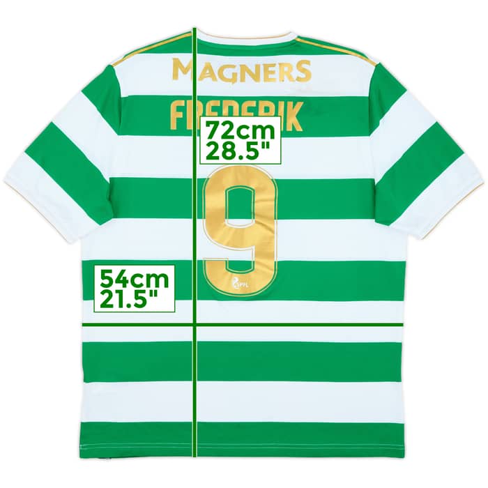 2017-18 Celtic 'Lisbon Lions 50th Anniversary' Home Shirt Frederik #9 - 7/10 - (L)