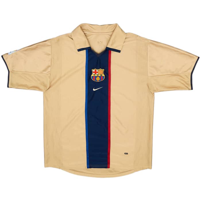 2001-03 Barcelona Away Shirt Xavi #6 - 9/10 - (L)