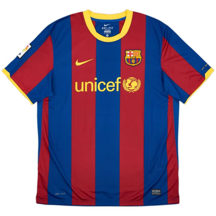 2010-11 Barcelona Home Shirt Messi #10 - 10/10 - (XL)
