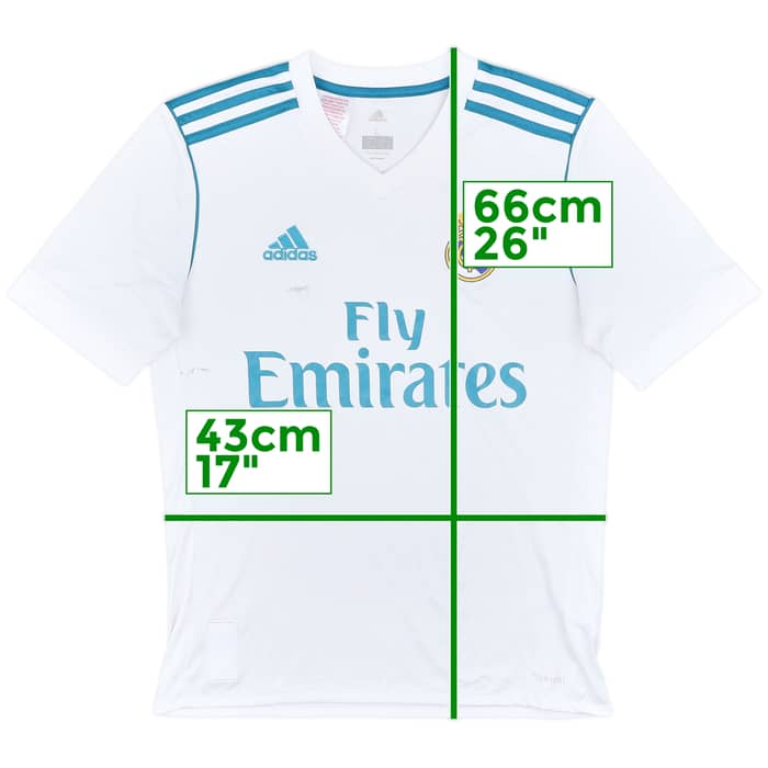 2017-18 Real Madrid Home Shirt - 6/10 - (L.Boys)