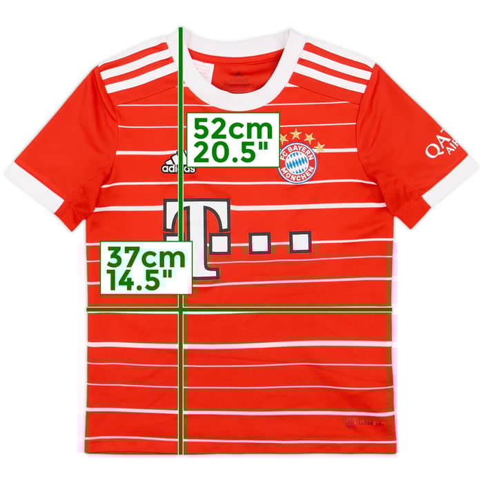 2022-23 Bayern Munich Home Shirt - 7/10 - (S.Boys)
