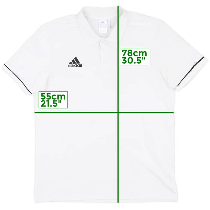 2017-18 Fulham adidas Polo Shirt - 9/10 - (XL)