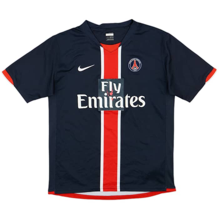 2008-09 Paris Saint-Germain Home Shirt - 4/10 - (L.Boys)
