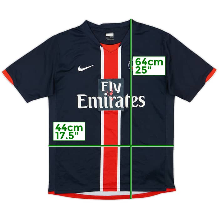 2008-09 Paris Saint-Germain Home Shirt - 4/10 - (L.Boys)