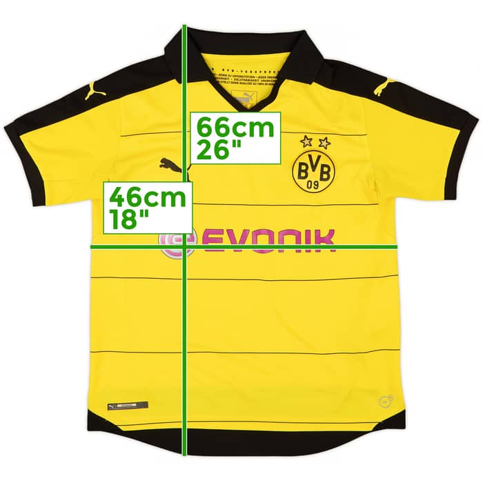 2015-16 Borussia Dortmund Home Shirt - 8/10 - (L.Boys)
