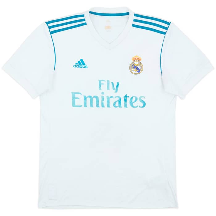 2017-18 Real Madrid Home Shirt - 4/10 - (M)