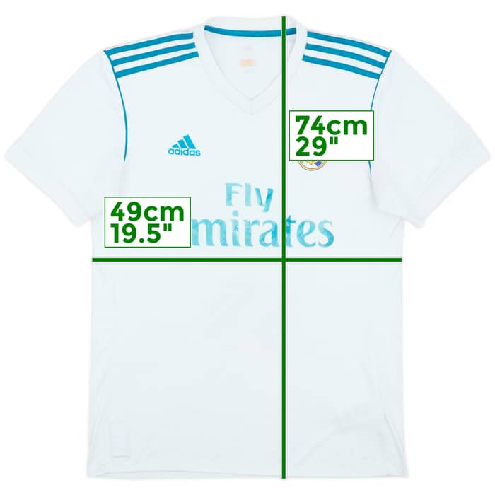 2017-18 Real Madrid Home Shirt - 4/10 - (M)
