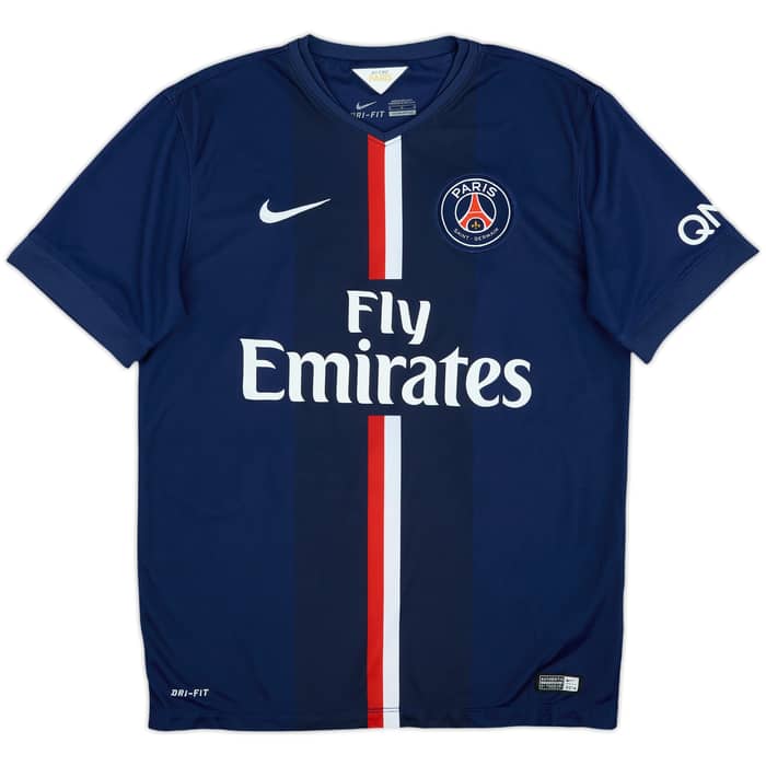 2014-15 Paris Saint-Germain Home Shirt Ibrahimovic #10 - 5/10 - (M)