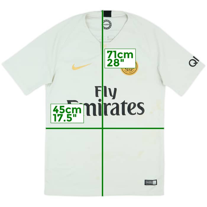 2018-19 Paris Saint-Germain Away Shirt - 4/10 - (S)
