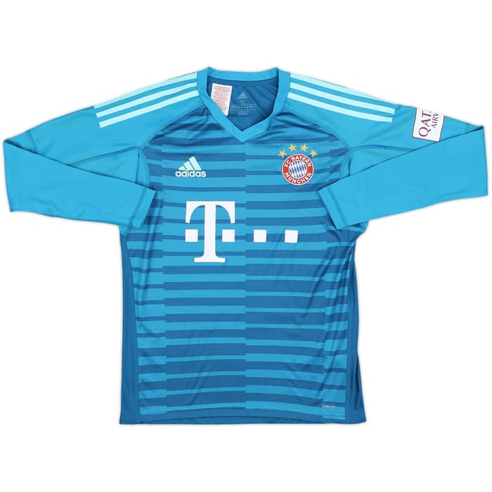 2018-19 Bayern Munich GK Shirt Neuer #1 - 8/10 - (L.Boys)