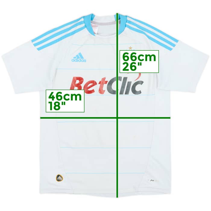 2010-11 Olympique Marseille Home Shirt - 4/10 - (XL.Boys)