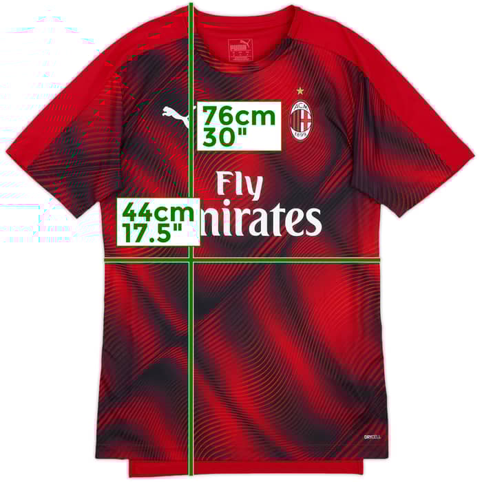 2019-20 AC Milan Puma Training Shirt - 10/10 - (M)