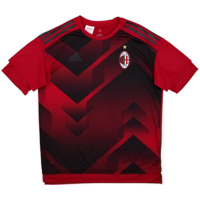 2017-18 AC Milan adidas Training Shirt - 8/10 - (XL.Boys)