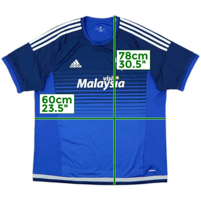 2015-16 Cardiff Home Shirt - 8/10 - (XXL)