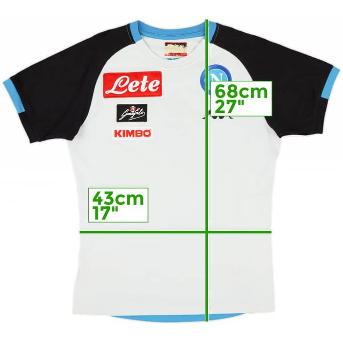 2018-19 Napoli Kappa Cotton Tee - 7/10 - (S)