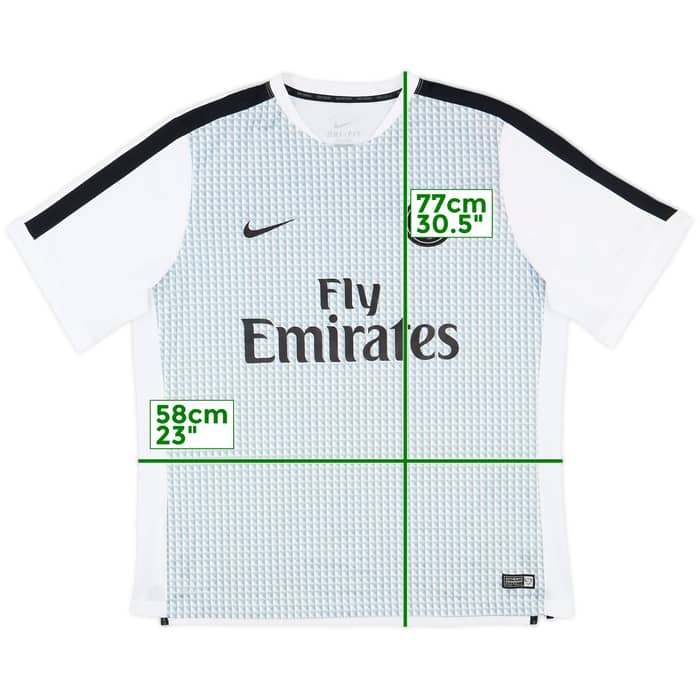 2014-15 Paris Saint-Germain Nike Training Shirt - 7/10 - (XXL)