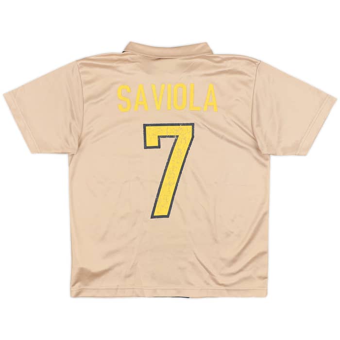 2001-03 Barcelona Away Shirt Saviola #7 - 5/10 - (L.Boys)
