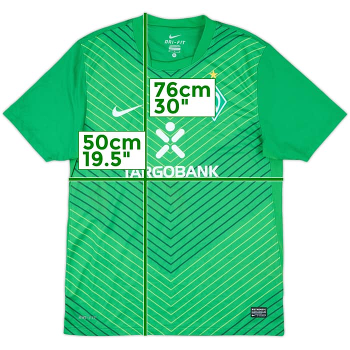 2011-12 Werder Bremen Home Shirt - 10/10 - (M)