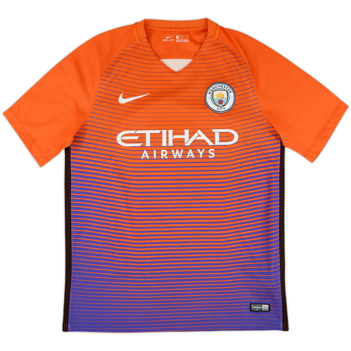 2016-17 Manchester City Third Shirt Kun Aguero #10 - 10/10 - (M)