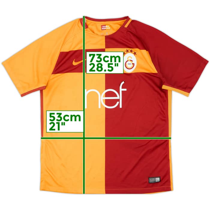 2017-18 Galatasaray Home Shirt - 5/10 - (L)